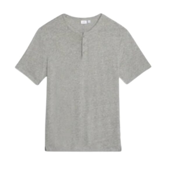 Onia Men's Linen Home Short Sleeve Henley Shirt XL - Picture 1 of 6